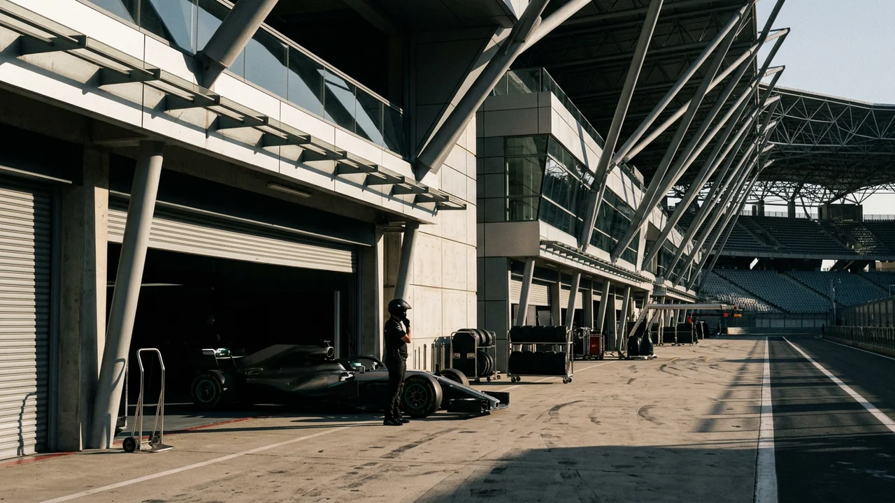 Mercedes and George Russell and Kimi Antonelli